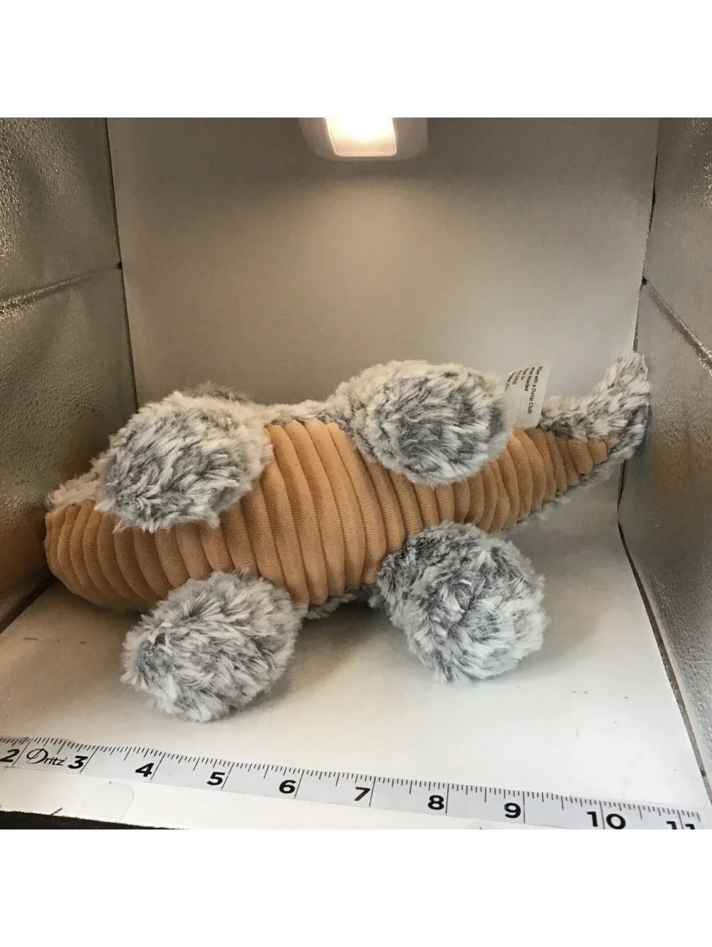Gray Dinosaur Plush 11